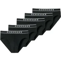 Schiesser Slip 5er Pack 95/5 Cotton (Spar-Set) Rio Slip / Unterhose - Baumwolle - ohne Eingriff - Atmungsaktiv