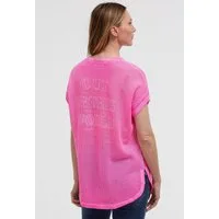 SOCCX V-Shirt mit Seitenschlitze