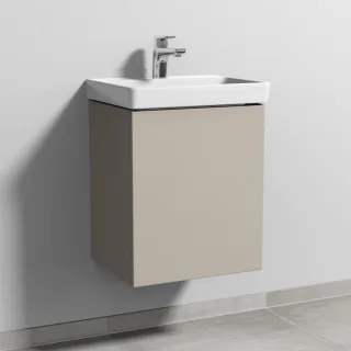 Sanipa 3way Waschtischunterbau zu Villeroy & Boch Avento Waschtisch mit 1 Tür, Kaschmir-Matt SP6191U