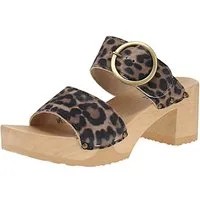 Softclox Softclox S3670 Hedi Leolook - Damen Pantolette - 02-Taupe Sandale