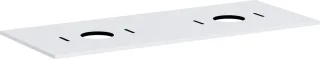 Hansgrohe Konsole Xilesa E 1375x550mm m.2 Ausschnitten f.Aufsatzwasch.o.Hl mattweiss, 54280700 54280700