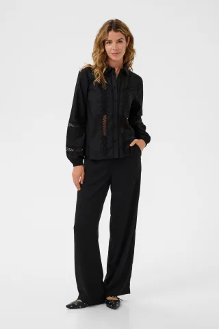 Langarm-Hemd CRTonni Langarm-Hemd Regular fit black