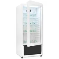 exquisit Getränkekühlschrank GKS180-GT-431D weiss, 132,5 cm hoch, 54 cm breit, mit Umluftventilator für gleichmäßig gekühlte Getränke