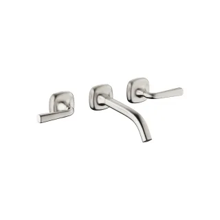 Dornbracht Waschtisch-Wandbatterie ohne Ablaufgarnitur COYA 36712414 Platin gebürstet,36712414-06 36712414-06