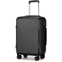 KONO Handgepäck-Trolley Koffer, PC + ABS Hartschale, TSA-Schloss, Doppel-Spinnräder