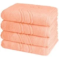 ROSS Handtuch Set Cashmere feeling, Walkfrottee (Spar-Set, 4-St), 4 X Handtuch im Set - Baumwolle - Saugstark