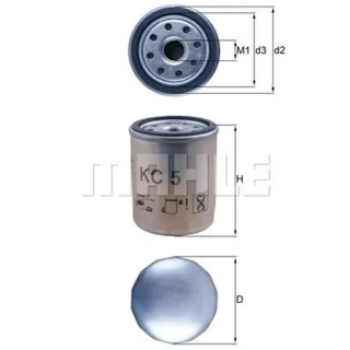 Mahle Kraftstofffilter Isuzu Jeep Nissan Toyota