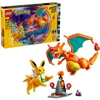 LEGO® SMART Play: Ultimativer Showdown zwischen Glurak und Blitza (72167) Konstruktionsspielsteine, (751 St), LEGO Pokémon, inklusive SMART Brick, mit Licht- und Soundeffekten