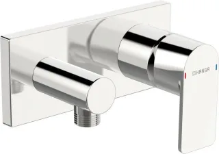 Hansa Brausearmatur Unterputz HANSASTELA 4456 Ros. eckig chr 44569573