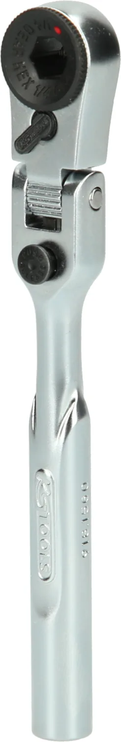 KS Tools 1-4“ Bit-Gelenk-Umschaltknarre, Länge 119 mm - 918.1560