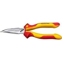 Flachrundzange Professional electric, Greifzange rot/gelb, mit Seitenschneider