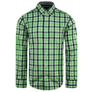 Eden Park Regular Herren Oxford-Hemd in Grün