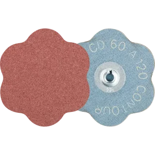 PFERD TOOLS COMBIDISC Korund Schleifblatt CD CONTOUR für Konturen - 42759003