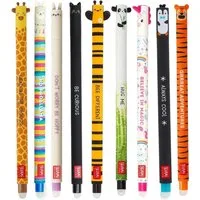 Legami Gelschreiber LEGAMI radierbare Gelschreiber mit Tiermotiven, 9er Set, (9-tlg)