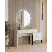 OTTO home Schminktisch Jukon, Breite 143 cm, moderner Schminktisch (ohne Spiegel), Schminktisch, grifflos mit 4 SK