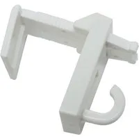 GARDINIA Klemmträger mit Haken, (Set, 2-tlg), für Bambus- und Raffrollos