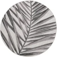 Tapiso Outdoorteppich PATIO, rund, Höhe: 6 mm, Wasserfester Outdoor Teppich, pflegeleicht & robust