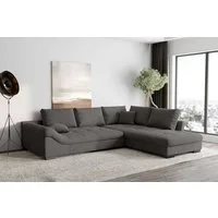 99rooms Ecksofa Terra, Sofa, L-Form, Inkl. 5 Rückenkissen, mit Rundumbezug, Wellenfederung