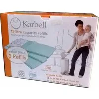 Korbell Windeleimer Nachfüllkassette 15l