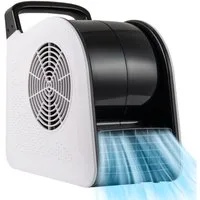 COSTWAY Elektro-Laubbläser, mit 3 Geschwindigkeiten, 185° schwenkbarem Kopf