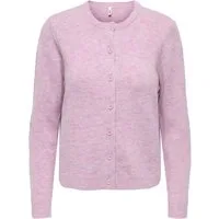 ONLY Strickjacke ONLOLIVIA LS O-NECK CARDIGAN CC KNT Materialmix, regular fit