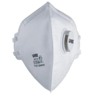 uvex silv-Air c Atemschutzmaske 3310 FFP3 mit Ausatemventil - 15 Stück - 8763310