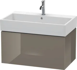Duravit L-Cube Waschtischunterbau wandhängend Flanell Grau Hochglanz 784x459x394 mm - LC617708989 LC617708989