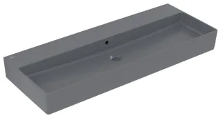 Villeroy & Boch Waschtisch Memento 2.0 1200x470mm, mit Überlauf Unterseite geschl. Graphite cplus 4A22CJI4