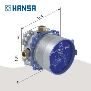 Hansa Hansabluebox Grundeinheit 80000000 Unterputz Einbaukörper 1/2", ohne Vorabsperrung
