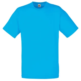 Fruit Of The Loom Herren Kurzarm T-Shirt (Azurblau)