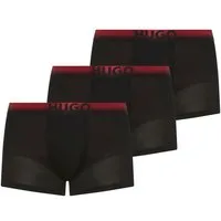 HUGO Trunk (3-St) elastischer Bund mit Sprühfärbemuster und Logo