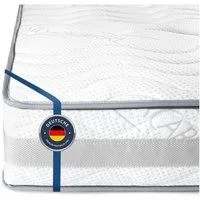 Kaltschaummatratze BMM KSCell-Schaummatratze Komfort 23 H4 - Extra hart 80 x 190 cm, BMM, 23 cm hoch, ergonomischer 7-Zonen KSCell®-Schaum, SilverCare Klima-Border Bezug