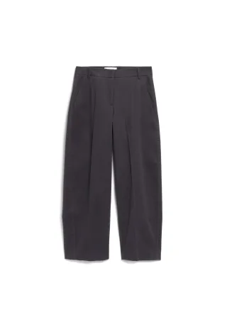 Armedangels - BARREL LEG TWILL PANT dark steel - Gr. - XS