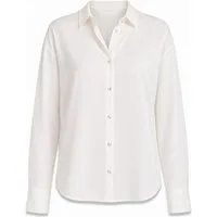 Freeman T. Porter Hemdbluse Cheyame Plain Bluse - Bluse Damen - Hemdbluse - weiße Bluse
