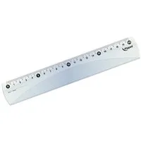 MAPED Lineal Lineal Essentials 146 20 cm transparent in Schutzhülle
