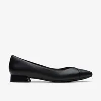 Clarks Clarks - Natalyn Wish Black Leather - Schwarz Ballerina
