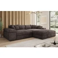 Luxusbetten24 Sofa Designer Sofa Bernardo, mit breiter Ottomane
