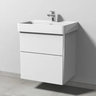 Sanipa 3way Waschtischunterbau zu Laufen Pro S Waschtisch mit 2 Auszügen, Weiß-Soft BR76643