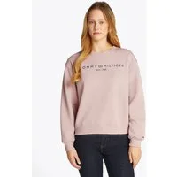 Tommy Hilfiger Sweatshirt MDRN REG CORP LOGO C-NK SWTSHRT mit Logoschriftzug