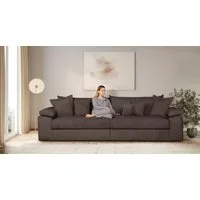 OTTO home Big-Sofa Soft&Cosy XXL, B: 303 cm - OTTO. Verlässliche Qualität., Mega-Sofa, Cord oder Chenille-Struktur, mit Federkern & 4 Zierkissen