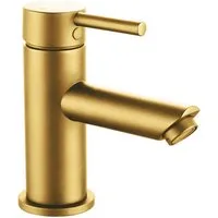 Aloni Waschtischarmatur CR6002-6BG (einzel, 1-St., Einzel) Aloni Waschbeckenarmatur Einhebel Gold gebürstet