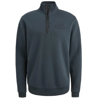 PME Legend - Pullover mit kleinem Artwork blau - Gr. - L
