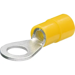 KNIPEX Kabelschuh/Ringform isoliert, gelb 100 Stück - 9799177