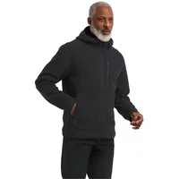 Jack Wolfskin Fleecejacke LAKE RIDGE HOODED JKT M windabweisend, mit hochschließendem Kragen