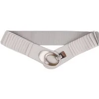 MIRROSI Taillengürtel Leo Unifarbe breit 6cm für Taillenumfang 85 bis 110cm, ONESIZE (Angenehmes Tragesgefühl, Leopard Muster, Unifarben) Breiter Stretch Gürtel