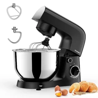 [EU Direct] BEECO SVEWT SM-1540 1500W Stand Mixer Chef Machine Food Mixer 10-Speed Control with 5.5L SUS304 Stainless St
