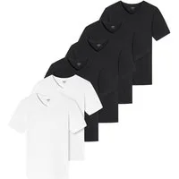 uncover by SCHIESSER T-Shirt Basic (Set) hochwertig, weich, mit V-Ausschnitt im 6er Sparpack