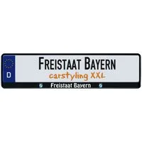 Hermann Schütz Kennzeichenhalter Design Kennzeichenrahmen Bundesland Freistaat Bayern 1 Stück
