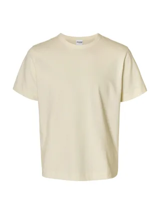 selected men - SLHCHRIS SS O-NECK TEE egret - Gr. - XXL