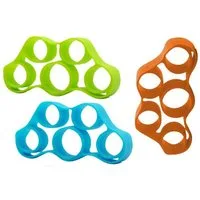 BAYLI Kurzhantel 3er Set Fingertrainer, 3 Stück Handgriff-Stärkungsband, Griffkraft